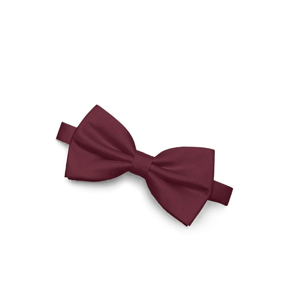 Azazie Cabernet Satin Bow Tie